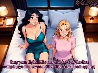 I'm gonna turn you into my little bitch and fuck your throat raw with my big, throbbing cock - FEMINIZATION ROLEPLAY - AI