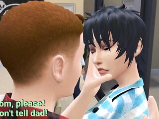 DDSims - mother I'd like to fuck has Sex with Stepson and his Allies - Sims 4