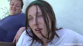 Ugly Gypsies Maya & Vera - Country Girls (aka. Aleya Sun & Fabia) - outdoor sex