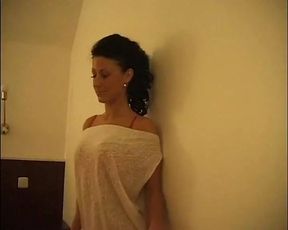 My name is Tereza an exhibitionist brunette model and today