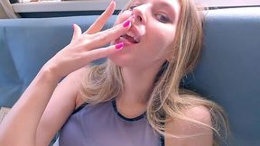 Stepsis moans like it's her first time having a dick inside