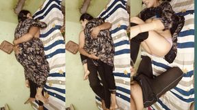 Jija fuck his young sali when his wife is not in the home, very romantic sex vedio