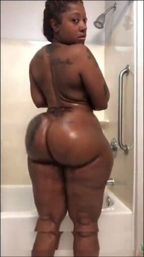 Cherokee D' Ass hot ebony MILF solo