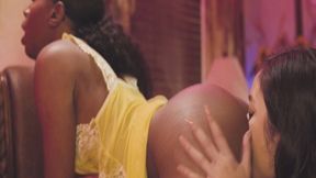 ”Black beauty Amari Anne moaning as her tight muff getting that pleasure”