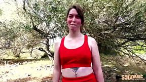 Daisy offers her butt in a gang-bang