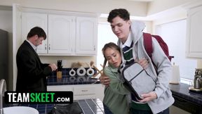 If You Don't Tell Your Dad I Fucked the Neighbour, I'll Let You Cover My Face With Your Cum