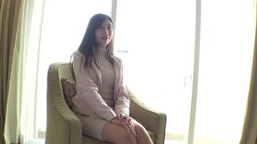 The Temptress in Silk Stockings: An Uncut Asian MILF's Casting Session