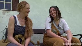 Czech Gypsies Maya & Vera - Country Girls - Big natural tits
