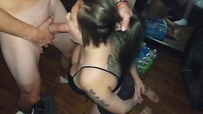 Juicy submissive wife shared with the friend - Amateur Porn