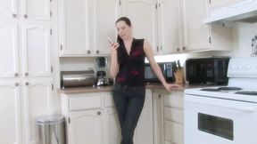 Immaculate girl takes his big cock balls deep inside her