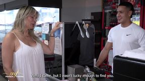 MILF Takes Young Baker Home to Get Him to Fill Her with His Cum - Monique Fuentes and Max Betancur