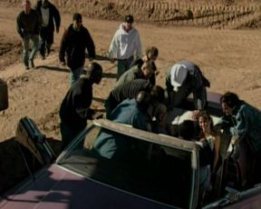 Astonishing French dolls enjoying orgy action on the archaeological excavation sight