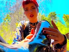 EnchantrixV - Sinking and Licking Mistress' Hunter Boots