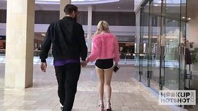 Petite blonde teen came on first date and had hard orgasm & facial and slobbery blowjob.