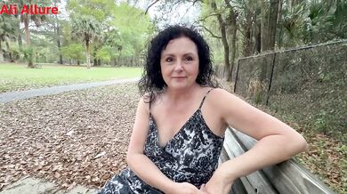 Ali Allure Meets a Stranger in the park