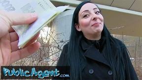 Rock Fan Ravished Outdoors by Agent's Hard Cock