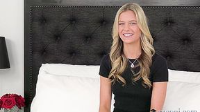 Tanned Blonde Got Double Penetration