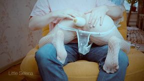 Extreme anal fisting with hand and huge vegetables