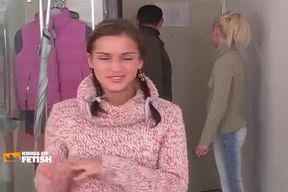 Two Teens Get All Fuck Holes Screwed by a Guy with Big Dick