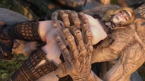 Fucking Skyrim's Biggest Beasts: Trolls, Giants and Werebears