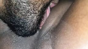 Amateur ebony Asian wife's pussy sucking fingering and fucking cum in pussy 2023
