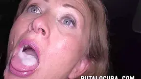 Malvina First Time Swallowing Cum