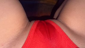 Look how my panties are soaked through from my arousal. (FPOV)