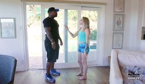 stunning blonde lola wrecks her butthole with a massive black dick