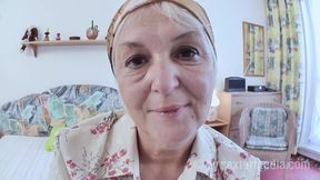 Hairy Granny Eva's Pussy Is Naturally Horny