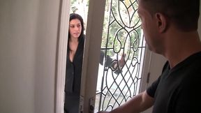 Sexy Raylene gets to ride on huge cock and sucks it deep