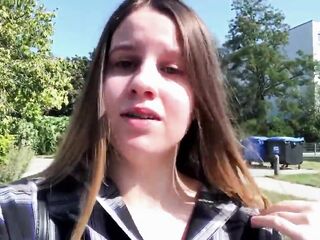 Teen masturbation with large cucumber untill climax - Ellie Lush