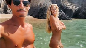 She Made Me Cum In Less Than A Min At The Public Beach