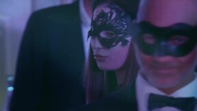 ”Vixen:Sonya & Liya attend exclusive masquerade sex party”