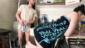 Stepsister after a shower