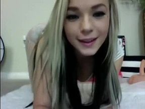 Racoon tailed girl playing with pussy