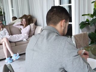 Please, Bang our Butts! 2 Cuties, Barely of legal age, had an Anal fuckfest with their Mamma's lover!