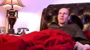 Latex-clad sub obeys her BDSM master's every command