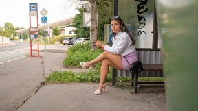 ”I picked up a sexy whore at the bus stop! - Ariana Van X”