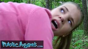 ”Timid Dorm Teen Fucks for Cash Outdoors”