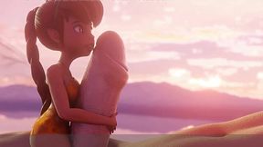 3D Porn Game 'The Milfsgiving Feast', E.16: Sex With a Tiny Filthy Fairy & Hot Anal 3-some With MILFs