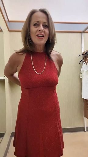 Hottest MILF Ever - Cum to the dressing room with me