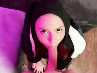 Rabbit hotty got her cunt and booty creampied