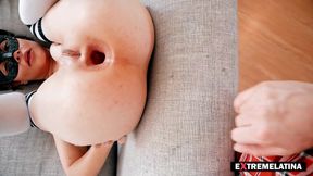 Exl-30: Amazing Skinny Babe Has a Beautiful Rosebutt and Self-fists Her Asshole! Extremelatina Full Scene Exl-030