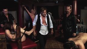 Women in chains banged by sadic masters