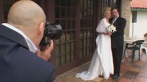 Wedding Bride Photo Shooting Ends in a Wild Fucking