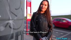 Public Agent - Cute Russian college student talked into fucking outside