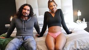 Impeccable ebony babe is loaded with latino dick