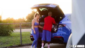 MILFY Fit Hot Soccer Mom Rides Young Coach's Thick BBC