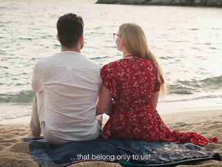 We Discovered a Secret Beach for Outdoor Sex - Real Amateur Pair