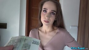 ”Dazzling Russian sexy girl Angel Rush treats dick with care”